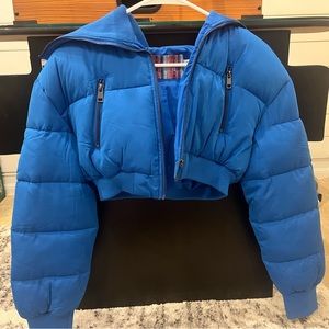 New With Tags UO Lily Crop Puffer Jacket Size Small
